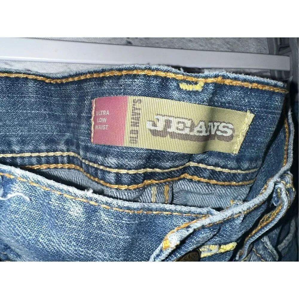 Old Navy Vintage Ultra Low Waist Capri Jeans 6 Regular - Picture 6 of 10